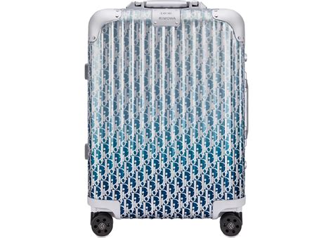 dior 4 wheel cabin luggage.